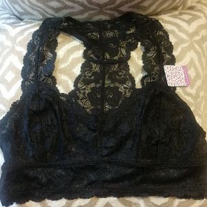 Black lace Bralette